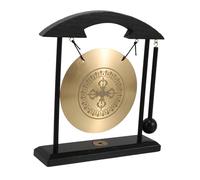 Milisten Gong di ornamenti Feng Shui Arte giapponese regali asiatici decorazioni in porcellana attira l'attenzione per la classe campanelli per la stanza Drago di ottone cinese Di legno