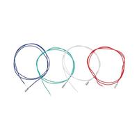Milisten Kit di Cavi in Rame per Testine Giradischi, 4 Pezzi Connessione Stabile per Phonograph e Giradischi, per Sostituzione e Uso Stereo