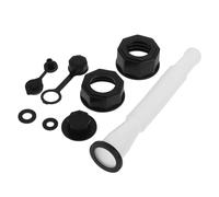 Milisten Kit di Sostituzione per Beccuccio di Tanica di Benzina Beccuccio Tubo Flessibile Tappo Filettato Antiscivolo Connettore per Gas per Taniche di Benzina e Olio