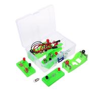 Milisten Kit Educativo Circuiti Elettrici Set Completo con Componenti per Esperimenti in Serie e Parallelo Manuale Didattico per Apprendimento Fondamenti Fisica Progetto Stem per Ragazzi e
