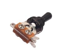 Milisten Kit Piastra Rondella Vie Interruttore per Chitarra Elettrica Nero Anello in Rame e Alluminio Sostituzione Facile per e Modelli Simili Design Silenzioso e Resistente