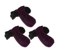 Milisten Manicotti Protettivi per Pedali Pianoforte Accessori per Proteggere i Pedali Musicali Set 2 Resistenti allo Sporco e Antigraffio in Peluche Nero