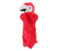Milisten Mano Pappagallo Peluche Morbido Interattivo per Burattino Animale per e Lavabile e Leggero Regalo Educativo