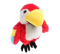 Milisten Marionetta Mano Pappagallo in Morbido Peluche con Imbottitura PP Giocattolo Interattivo per Adulti Leggero e Lavabile per Raccontare Storie e Giochi Ruolo