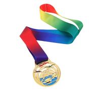 Milisten Medaglia in Metallo per Premi con Medal Kit per Competizioni e per Riconoscimenti Sportivi e Partecipazione