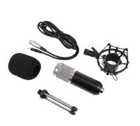 Milisten Microfono Condensatore per Trasmissione in Diretta Microfono Durevole e Versatile Cattura la Voce Umana Precisione per Uso Domestico Palco Karaoke e Conferenze Colore Casuale