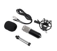 Milisten Microfono Condensatore Resistente Microfono Durevole per Trasmission Diretta Cattura la Voce Umana Accuratamente per Uso Domestico Sul Palco Karaoke Colore Casuale