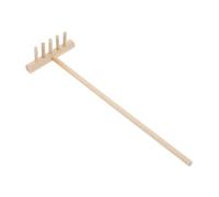 Milisten Mini Rastrello Zen Per Giardino Strumento Funzionale Per Meditazione e Decorazione Della Sabbia Design Originale Utile Per Spiaggia e Giardini Zen
