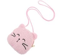 Milisten Mini Zaino a Tracolla in Peluche a Forma di Gatto Portamonete, Borsa per Bambine per Scuola, Giochi e Passeggiate All’Aria Aperta