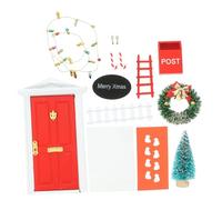 Milisten Miniature Furniture Model Dollhouse Accessory Christmas Decor Diy Craftsmanship Realistic Design Smooth Surface No Deformation Artistic Atmosphere Practical Use Adorable Style