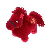 Milisten Peluche Forma Cavallo Per Decorazione Per Casa Per Feste Animale Dello Zodiaco Cinese Giocattolo Morbido Per Ragazzo Cavallo Giocattolo Portatile