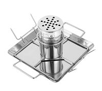 Milisten per Grigliato Antiaderente Inossidabile Portatile per Barbecue all Facile da e Riporre Adatta per e Pollame