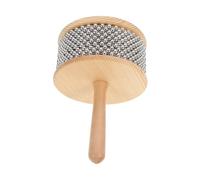 Milisten Percussione Metal Cabasa con in Legno per Strumento Cognitivo per Coordinazione Mano Occhio e Sviluppo Intellettivo Sicuro e Liscio per Feste e Attività Musicali