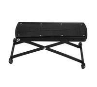 Milisten Poggiapiedi per Chitarra Regolabile Sgabello Portatile con Superficie Antiscivolo Accessorio Robusto per Musicisti Live