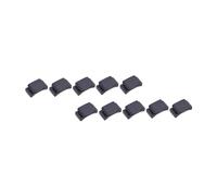 Milisten Porta Plettro in Gomma Nero per Chitarra, Clip Fissa 10 Pezzi, Accessorio per Chitarristi per Mantenere i Plettri Sempre a Portata di Mano