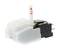 Milisten Puntina Giradischi Stereo Doppia Ago Stylus per Bianco Accessorio Vinile Precisione con Coil Paratoroidali e Colore Casuale Colore Casuale