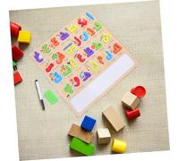 Milisten Puzzle Alfabeto Legno per Educativo Montessori per Apprendimento Interattivo Didattico per Sviluppo Linguistico e Riconoscimento