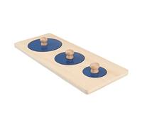 Milisten Puzzle Geometrico in Legno per Bambini Educativo Sviluppo Motorio Toys Montessori per l'Apprendimento Precoce Set 1 Pezzo