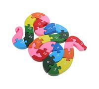 Milisten Puzzle in Legno per 26 e Educativo per Sviluppo della Coordinazione Occhio-Mano Design per Apprendimento Interattivo e