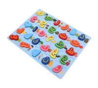 Milisten Puzzle Montessori Alfabeto in Legno Educativo per Scuola Apprendimento Lingua e Memoria Materiale Resistente e Portatile