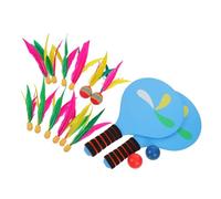 Milisten Racchetta Badminton Spiaggia Resistente con e Palline per Adulti Kit Completo per Giochi all in Spiaggia e Giardino