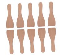 Milisten Raschietti per Burro Raschietti per Dolci Set di 10 Spatole in Legno Mestolo per Cucinare Pulizia Liscia E Senza Sforzo per Cuocere Friggere