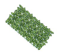 Milisten Recinzione in Foglie Artificiali 05X1 M Siepe Verde Finta Resistente AI Raggi UV per Balconi e Terrazze Rete Decorativa per Privacy Foglie Realistiche e Facile