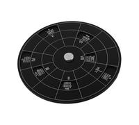 Milisten Ruota Accordi Musicale Lega Alluminio Strumento Musicale Compatto e Leggero per Musicisti Tutti Accessorio per Chitarra The Go