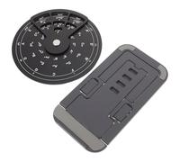 Milisten Ruota Melodica Di Alluminio Cerchio Delle Quinte Strumento Per Esercitazioni Accordi e Scale Chitarra Ausilio Portatile Teoria Musicale Per Principianti e Adulti