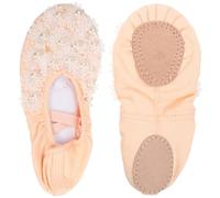 Milisten Scarpe Ballo per Ballerine Suola Antiscivolo in Tela Traspirante per Lezioni e Spettacoli