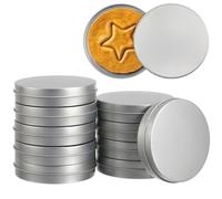 Milisten Scatole di caramelle 10 scatole rotonde in metallo contenitori coreani per caramelle di zucchero scatole per gioielli porta cera contenitore per tè per oggetti di scena per giochi coreani