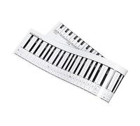 Milisten Scheda Pratica per Tastiera Piano Guida per Insegnanti e Studenti con Design per Principianti e Esercizi Migliora Apprendimento delle Note Tecniche Pratica
