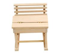 Milisten Scrivania Miniatura Decorativa Per Casa Delle Bambole Di Aula Scala Accessorio Educativo Per Sviluppo Creativo e Immaginazione Dei