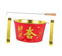 Milisten Secchio Per Bruciare Denaro in Inossidabile Inceneritore Per Banconote Cinesi Secchio Per Bruciare in in Inossidabile Maniglie Laterali Per Facile Trasporto