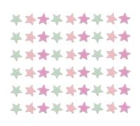 Milisten Set 10 Pezzi Ciondoli per Unghie a Forma di Stella, Decorazioni Artigianali in Resina e Plastica Rosa e Bianco, Accessori Fai da Te per Nail Art e Progetti Creativi