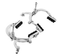 Milisten Set 2 Pinze Freno a Pinza C in Lega di Alluminio Argento per Bicicletta Pieghevole, Accessori per Freni Bici da Strada e Mountain Bike, Prestazioni Affidabili per Uso Urbano