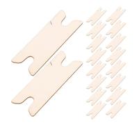 Milisten Set 20 Pezzi Navette per Tessitura in Legno da 3,1 Pollici, Strumento Artigianale per Progetti Fai da Te, Utensili per Maglieria a Mano, Compatibili Filati Vari per Casa e Studio