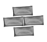 Milisten Set 4 Pezzi Custodia Microfono in Pelle Pu Cerniera, Borsa Portatile Piccola e Leggera Per Protezione Polvere, Adatta Per Cantanti e Trasporto Microfono e Smartphone