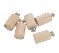 Milisten Set 5 Pezzi Tasti Smorzatore Pianoforte Verticale in Legno e Metallo, Accessori Per Manutenzione e Riparazione, Compatibili Meccanismi Tavola Armonica, Migliorano Qualità Audio e Prestazioni