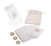 Milisten Set Carte i Ching per Principianti 64 Esagrammi Carte Kit Completo per Apprendere Ching