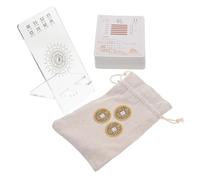 Milisten Set Completo Carte i Ching per Principianti 64 Esagrammi Antiche Carte Strumento Versatile per Fortuna e