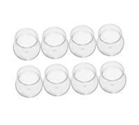 Milisten Set da 8 Vasi Trasparenti per Piante Idroponiche Micro Paesaggi Contenitori per Coltivazione Piante Succulente Fioriere Creative per Scrivania e Decorazione Casa