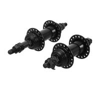 Milisten Set Mozzi Anteriore e Posteriore per Bicicletta 36 Fori Freno a Disco e Freno a V, Mozzo Cuscinetto a Sfere Leggero e Resistente, Compatibile per Bici da Strada e Mountain Bike