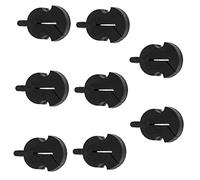 Milisten Sordina per Violino in Gomma 8 Pezzi, Accessori per Esercizi Musicali, Riduttore di Volume per Principianti, Flessibile e Durevole, Silenziatore per Pratica a Casa