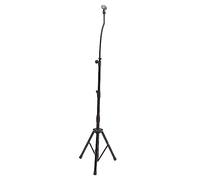Milisten Supporto Microfono Regolabile Per Palcoscenico Asta Tripod Con Base Stabile Per Cerimonie e Live Streaming Mic Stand Telescopico Per Cantanti e Presentatori