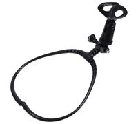 Milisten Supporto per Microfono da Appendere al Collo Regolabile Leggero e Portatile Clip Stabile Adatto per Canto Chitarra e Streaming Live All’Aperto Comfort Ergonomico per