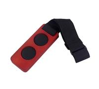 Milisten Tappetino Antiscivolo per Violoncello con Spugna Spessa e Cinturino Regolabile Protezione Pavimento e Supporto Punta Cello Design Elegante Nero Rosso