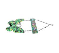 Milisten Targa Benvenuto Metallo Decorativa con Design per Esterni Plaqu Appendere per Ingressi