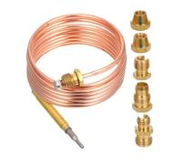 Milisten Termocoppia per Scaldabagno e Caldaie Termocoppia di Ricambio Sensore Termico Adatto Riscaldatori da Esterno e a Gas Kit di Sostituzione Professionale