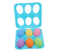 Milisten Uova Gioco per Imitazione Puzzle Educativo Colori e Forme Giocattolo Didattico per Festa di Pasqua e Apprendimento Inglese